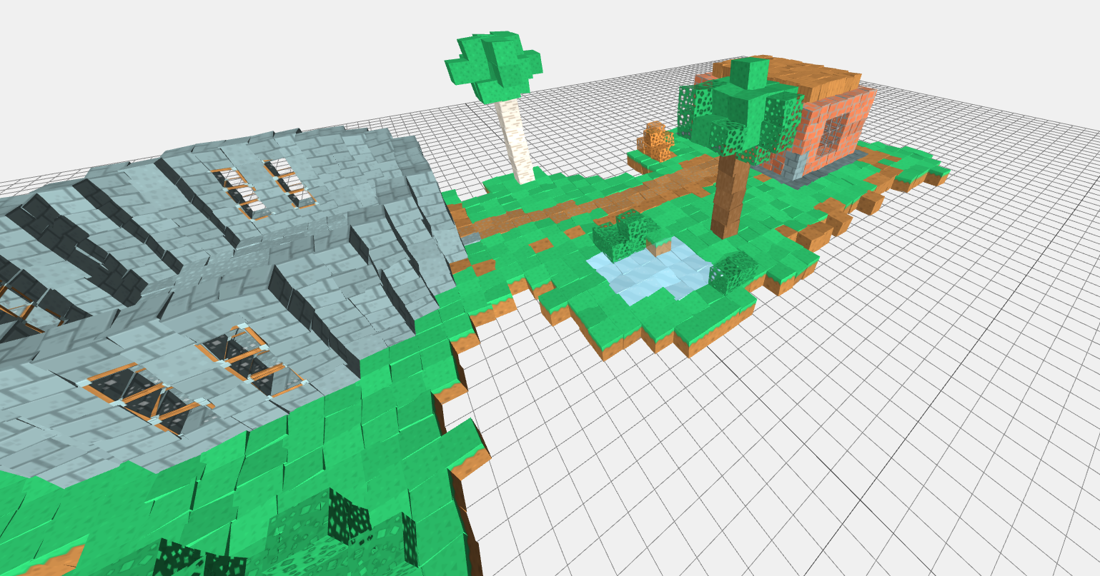 Crooked Walls – Ein einfaches Voxel Sandbox Game mit Three.js